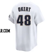 Steven Okert Youth Houston Astros White Limited Throwback Cooperstown Collection Jersey