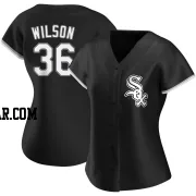 Steven Wilson Women's Chicago White Sox Black Replica Alternate Jersey