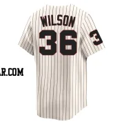Steven Wilson Youth Chicago White Sox Cream Limited Throwback Cooperstown Jersey