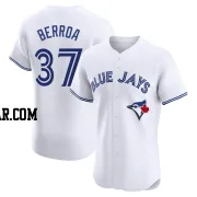 Steward Berroa Men's Toronto Blue Jays White Elite Home Jersey