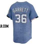 Stone Garrett Men's Washington Nationals Blue Limited 2025 City Connect Jersey
