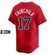 Stuart Fairchild Men's Atlanta Braves Red Limited Alternate Jersey