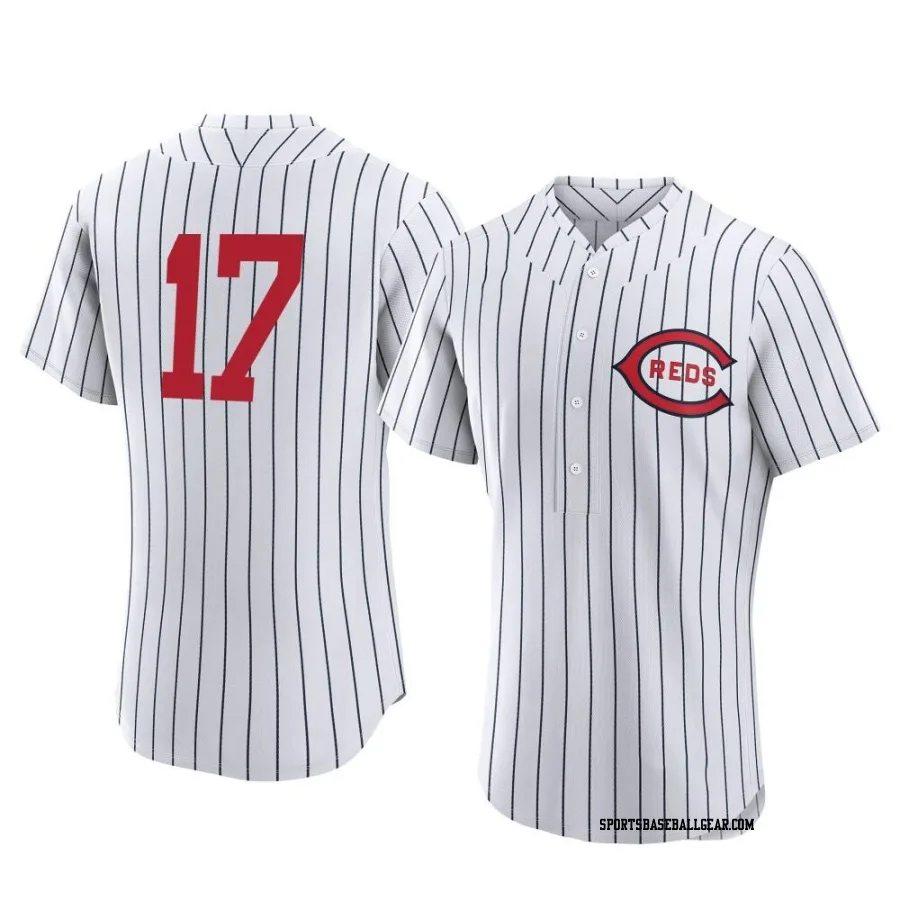 Stuart Fairchild Men's Cincinnati Reds White Authentic 2022 Field Of Dreams Jersey