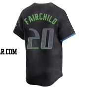 Stuart Fairchild Men's Tampa Bay Rays Charcoal Limited 2024 City Connect Jersey