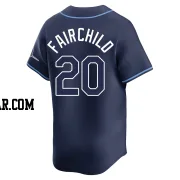 Stuart Fairchild Men's Tampa Bay Rays Navy Limited Away Jersey