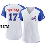 Stuart Fairchild Women's Atlanta Braves White Authentic 2023 City Connect Jersey