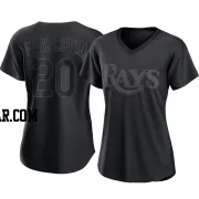 Stuart Fairchild Women's Tampa Bay Rays Black Authentic Pitch Fashion Jersey