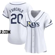 Stuart Fairchild Women's Tampa Bay Rays White Limited Home Jersey