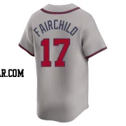 Stuart Fairchild Youth Atlanta Braves Gray Limited Away Jersey