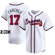 Stuart Fairchild Youth Atlanta Braves White Limited Home Jersey