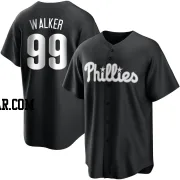 Taijuan Walker Men's Philadelphia Phillies Black/White Replica Jersey
