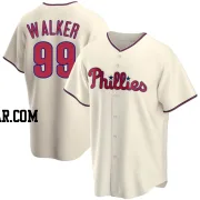 Taijuan Walker Men's Philadelphia Phillies Cream Replica Alternate Jersey