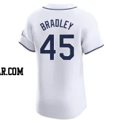 Taj Bradley Men's Tampa Bay Rays White Elite Home Jersey