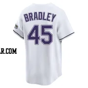 Taj Bradley Youth Tampa Bay Rays White Limited Throwback Cooperstown Jersey