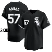 Tanner Banks Men's Chicago White Sox Black Limited Alternate Jersey