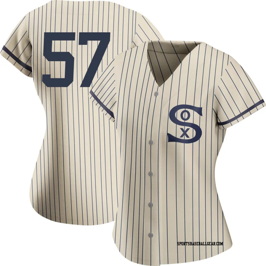 Tanner Banks Women&#039;s Chicago White Sox Cream Authentic 2021 Field of Dreams Jersey