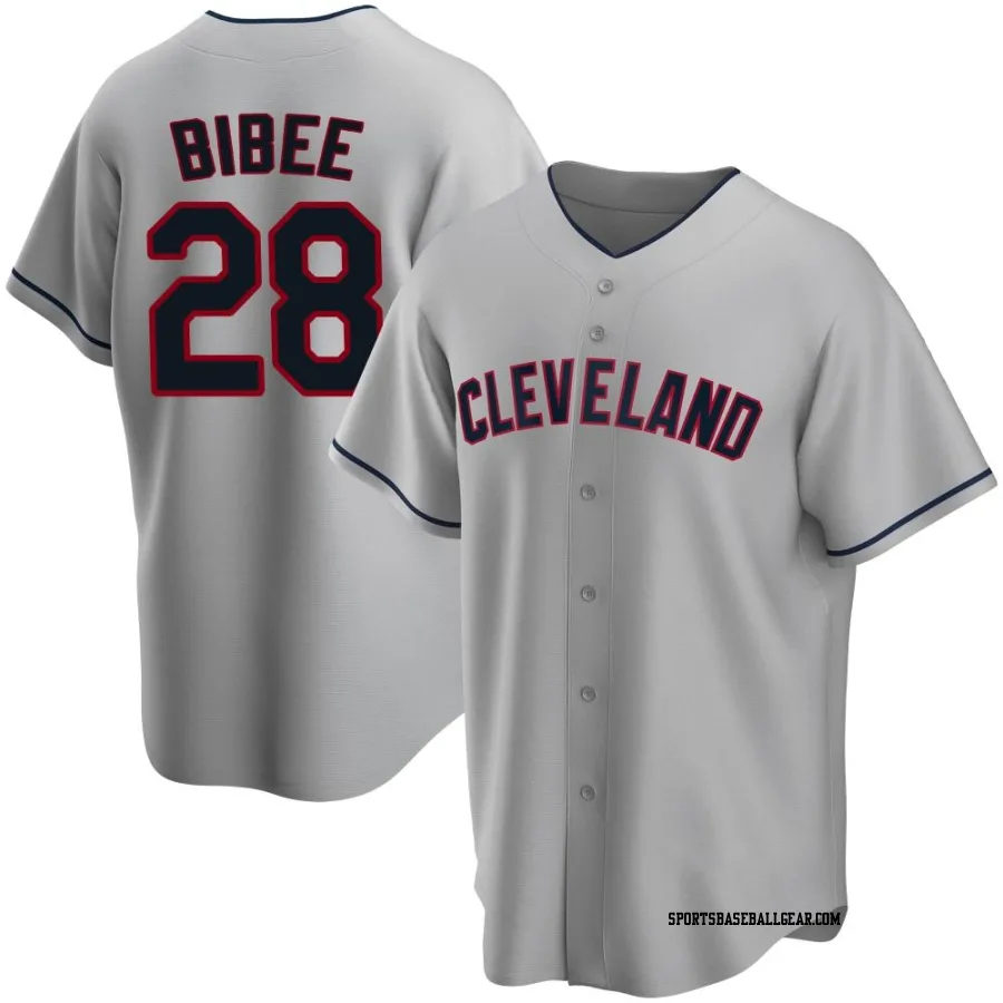 Tanner Bibee Youth Cleveland Guardians Gray Replica Road Jersey