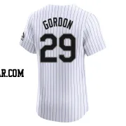 Tanner Gordon Men's Colorado Rockies White Elite Home Jersey