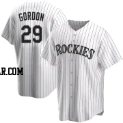 Tanner Gordon Youth Colorado Rockies White Replica Home Jersey