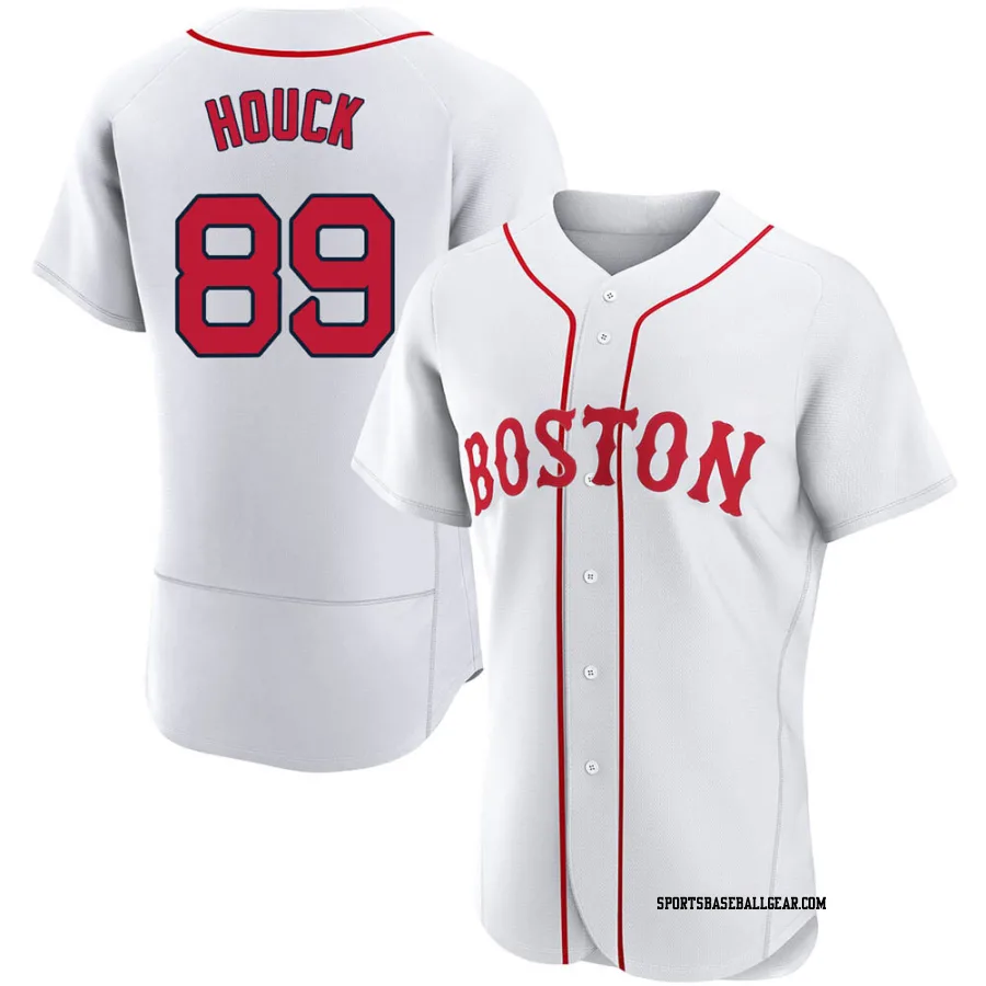 Tanner Houck Men's Boston Red Sox White Authentic 2021 Patriots' Day Jersey