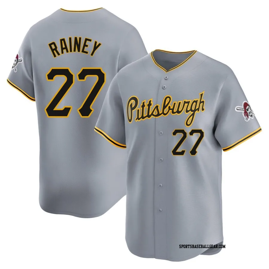 Tanner Rainey Men's Pittsburgh Pirates Gray Limited Away Jersey