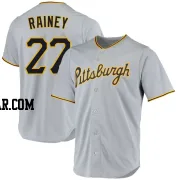 Tanner Rainey Men's Pittsburgh Pirates Gray Replica Road Jersey