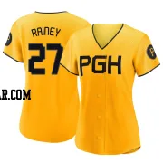 Tanner Rainey Women's Pittsburgh Pirates Gold Authentic 2023 City Connect Jersey