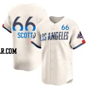 Tanner Scott Men's Los Angeles Dodgers Cream Limited 2024 City Connect World Series Champions Jersey