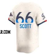 Tanner Scott Men's Los Angeles Dodgers Cream Limited 2024 City Connect World Series Champions Jersey