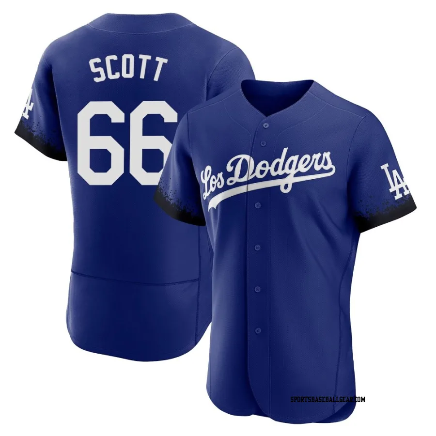 Tanner Scott Men's Los Angeles Dodgers Royal Authentic 2021 City Connect Jersey