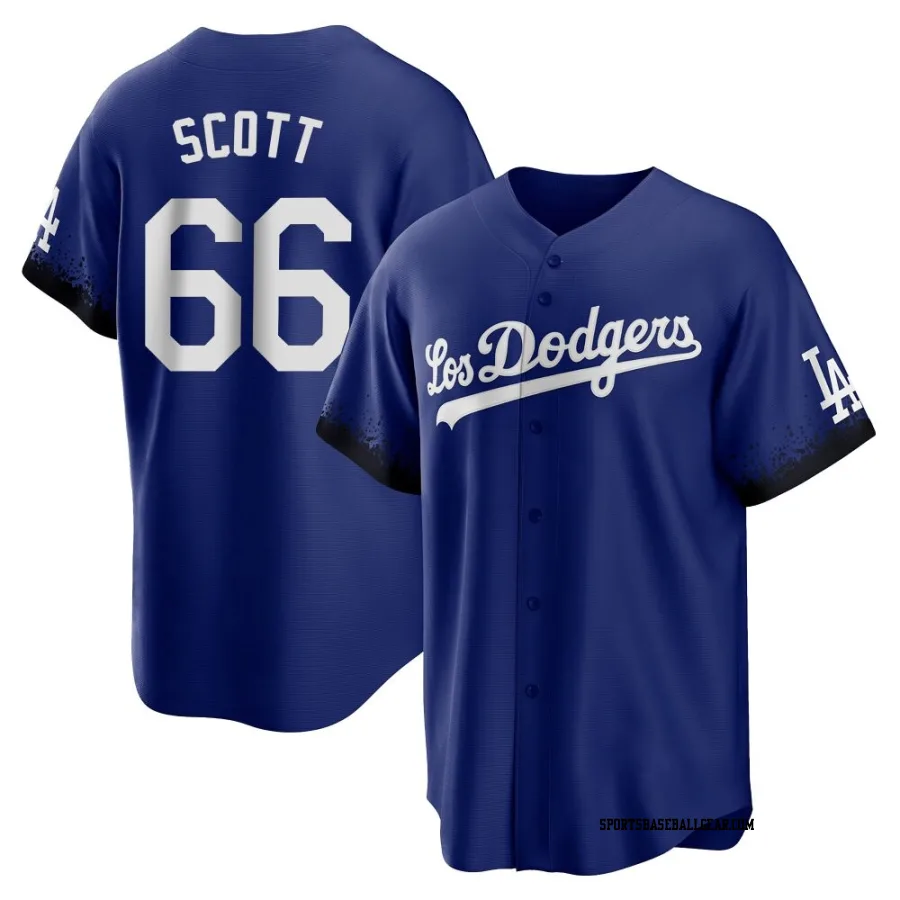 Tanner Scott Men's Los Angeles Dodgers Royal Replica 2021 City Connect Jersey