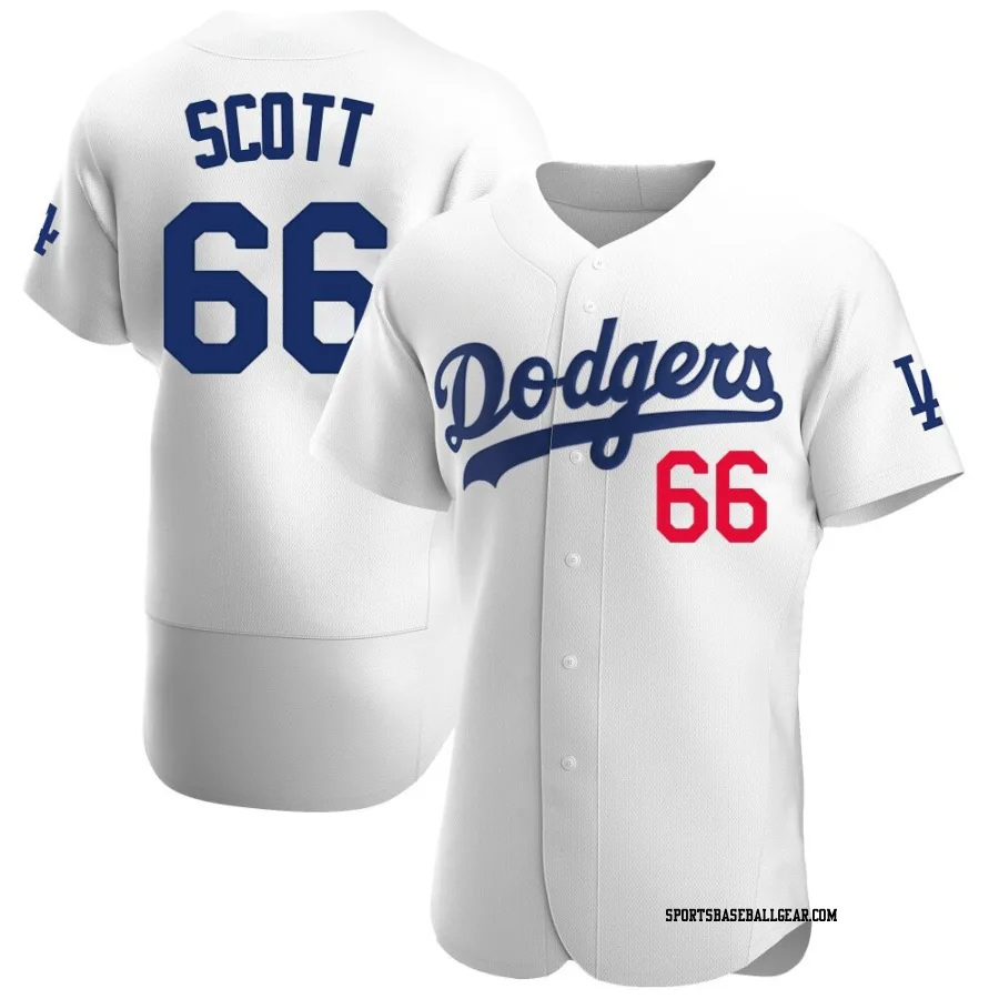 Tanner Scott Men's Los Angeles Dodgers White Authentic Home Jersey