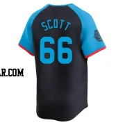 Tanner Scott Men's Miami Marlins Navy Limited National League 2024 All-Star Game Jersey