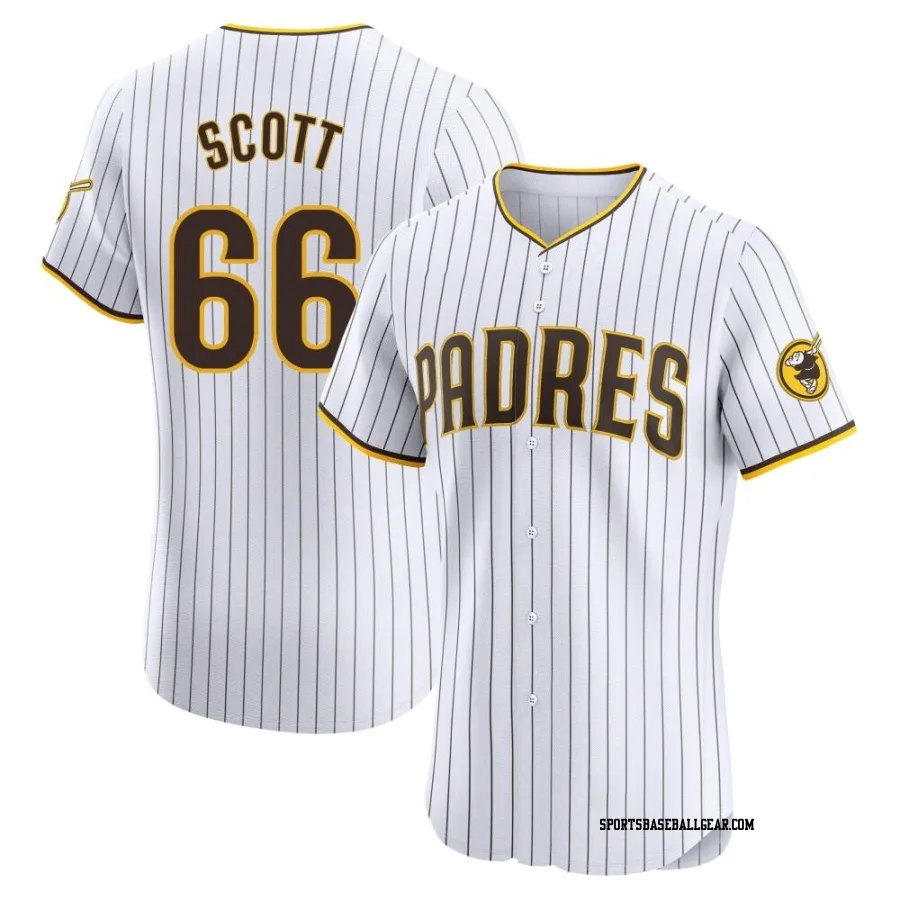 Tanner Scott Men's San Diego Padres White Elite Home Jersey