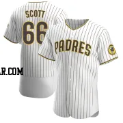 Tanner Scott Men's San Diego Padres White/Brown Authentic Home Jersey