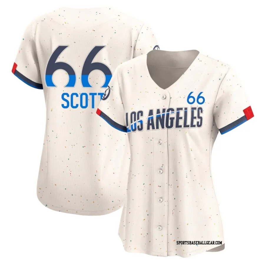 Tanner Scott Women's Los Angeles Dodgers Cream Limited 2024 City Connect Jersey