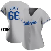 Tanner Scott Women's Los Angeles Dodgers Gray Authentic Road Jersey