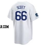 Tanner Scott Youth Los Angeles Dodgers White Replica 2024 World Tour Seoul Series Home Jersey