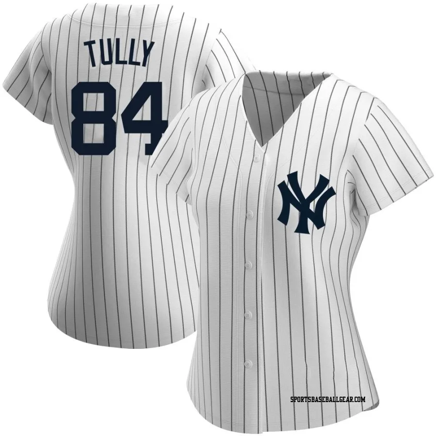 Tanner Tully Women's New York Yankees White Replica Home Name Jersey