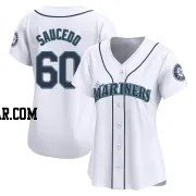 Tayler Saucedo Women's Seattle Mariners White Limited Home Jersey