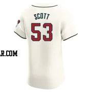 Tayler Scott Men's Arizona Diamondbacks Cream Elite Home Jersey