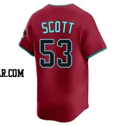 Tayler Scott Men's Arizona Diamondbacks Red Limited Alternate Jersey