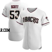 Tayler Scott Men's Arizona Diamondbacks White/Crimson Authentic Home Jersey