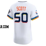 Tayler Scott Men's Houston Astros White Elite 2025 City Connect Jersey