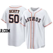 Tayler Scott Men's Houston Astros White Replica 2022 World Series Home Jersey