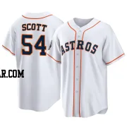 Tayler Scott Men's Houston Astros White Replica 2022 World Series Home Jersey
