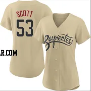Tayler Scott Women's Arizona Diamondbacks Gold Replica 2021 City Connect Cool Base Jersey