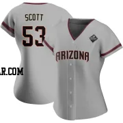 Tayler Scott Women's Arizona Diamondbacks Gray Authentic Road 2023 World Series Jersey