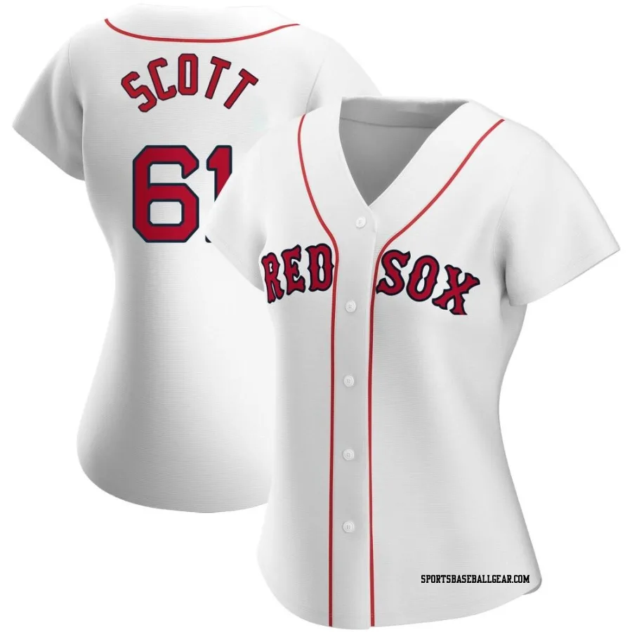 Tayler Scott Women's Boston Red Sox White Authentic Home Jersey