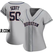 Tayler Scott Women's Houston Astros Gray Replica Road 2020 Jersey
